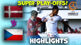 Denmark v Czechia | U17 Euro Championship | Highlights 29052024