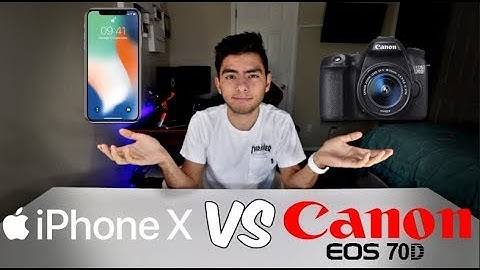iPhone X Camera VS DSLR Camera (TEST)