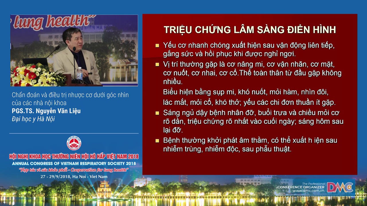 Chẩn đoán và điều trị nhược cơ dưới góc nhìn của các nhà nội khoa