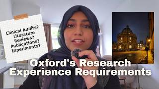 What Doesn't Count as Sufficient Research Experience for an Oxford PhD Application