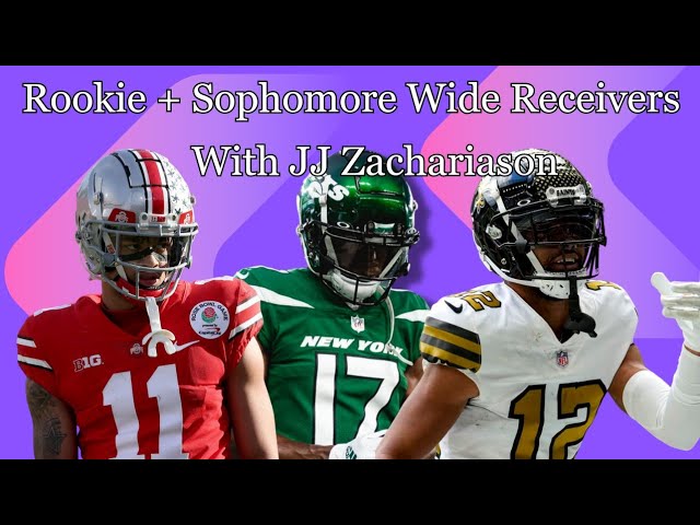 Top-10 Rookie WR Rankings with JJ Zachariason