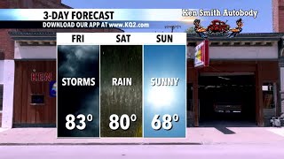 Ken Smith Autobody Three Day Forecast 10/16/25