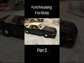 Custom Made Ford Mustang Fox Body #shorts #diy