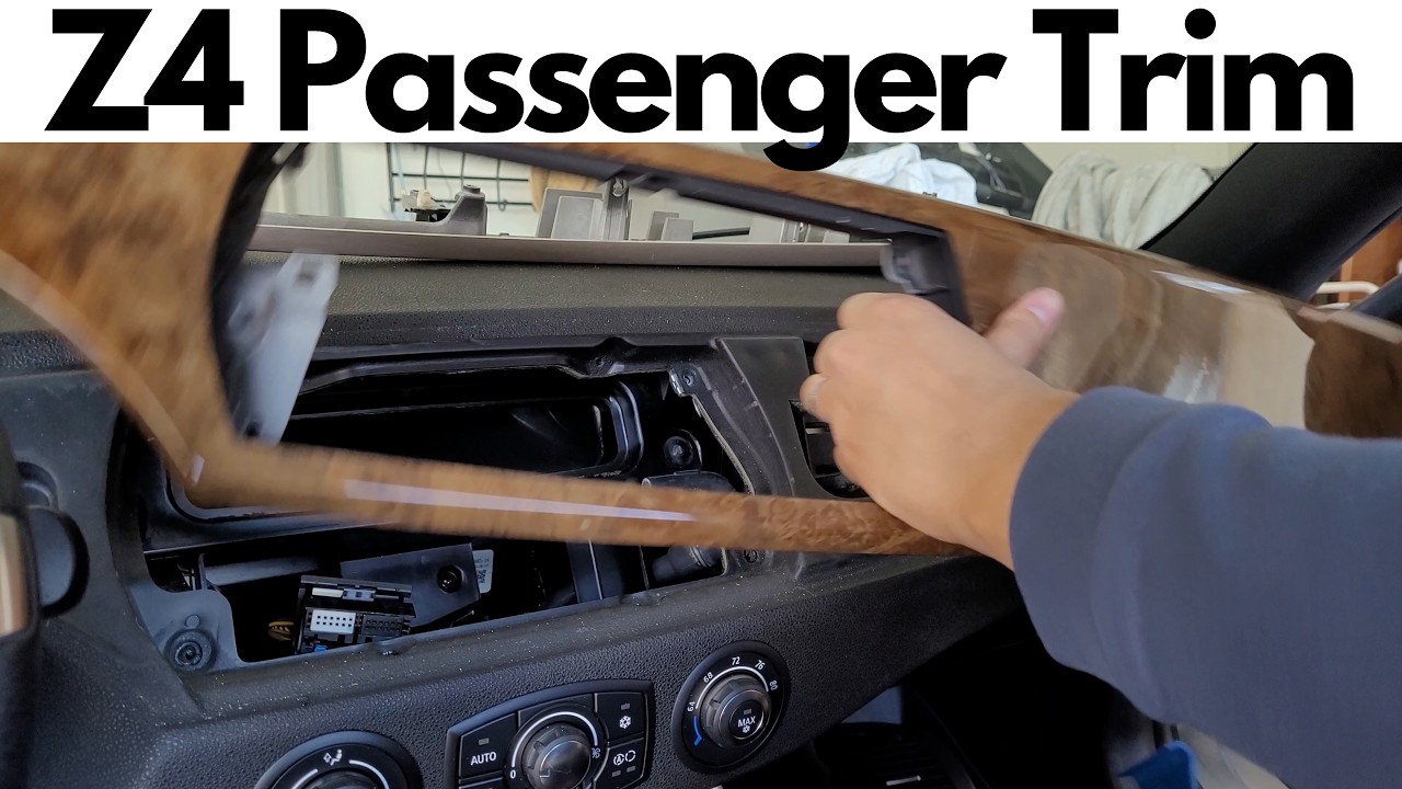 Remove Passenger Side Dashboard Trim | BMW Z4 2003-2008 - YouTube