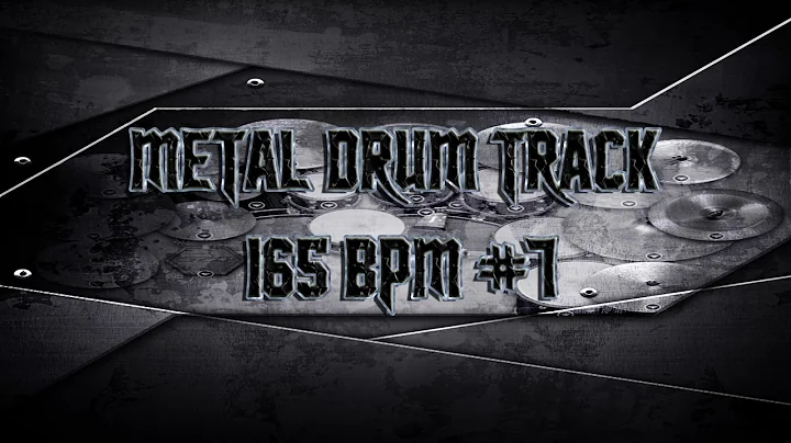 Heavy/Thrash Metal Drum Track 165 BPM (HQ,HD) | Preset 2.0