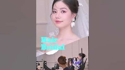 Kiểu tóc búi đơn giản phù hợp cho cô dâu ngày cưới| Vũ Hạnh Make Up Academy