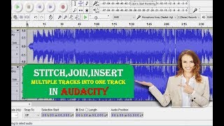 How To Stitch,Join,Insert Multiple Tracks into one Track in Audacity| Join Tracks in Audacity