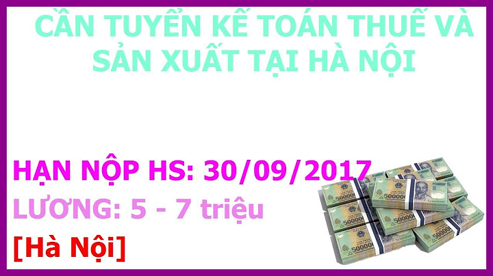 Tuyển nhân viên kế toán tại hà nội năm 2024