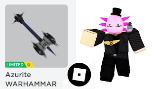 [OUT OF STOCK] How to get Azurite WARHAMMAR in Creature CHAOS | ROBLOX