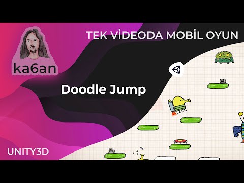 Unity ile Tek Videoda Mobil Oyun #4 - Doodle Jump 