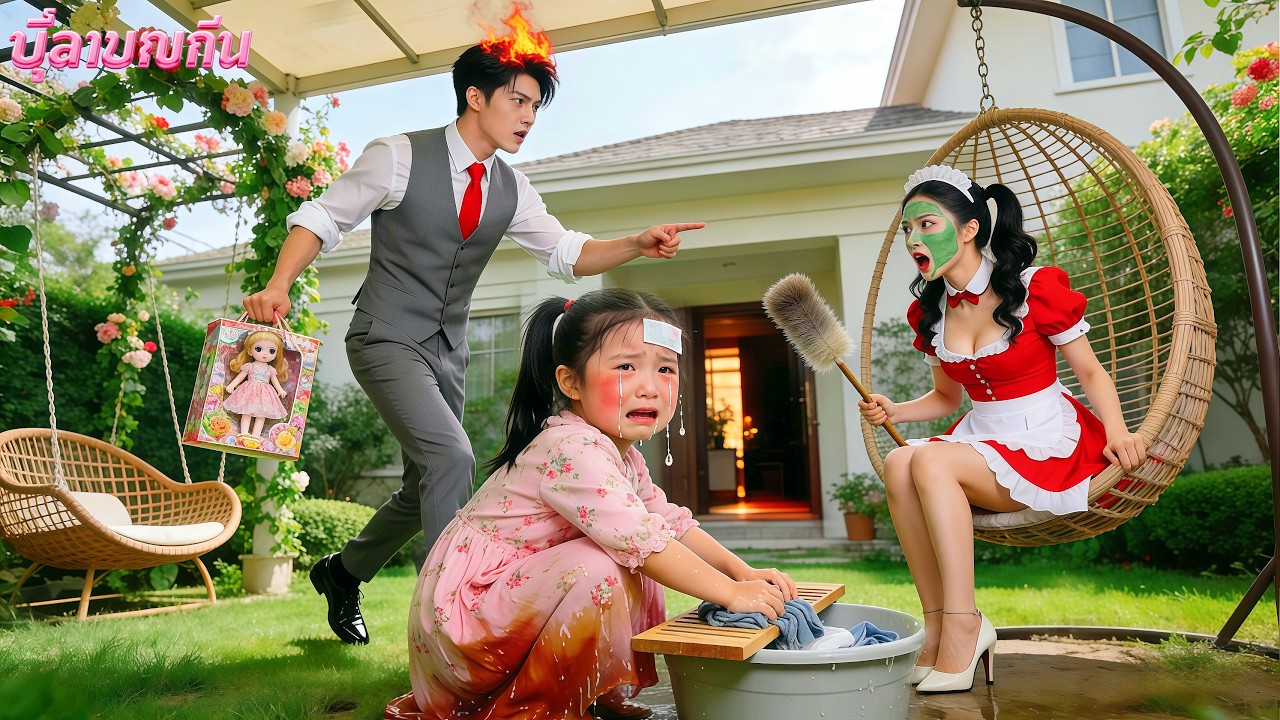 CEO กลับจากทริปงาน พบว่าลูกสาวถูกแม่เลี้ยงทำร้าย เขาโกรธจัด!
