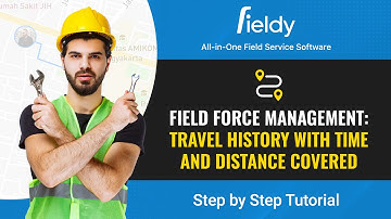 Field Service Technician Tracking Software: Track Distance, Travel Time & Route of the Technician