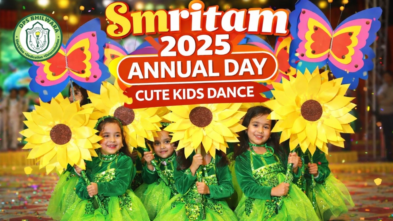 Tiny Tots Rock the Stage 🔥 | Smritam 2025 Annual Function Dance
