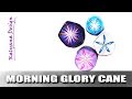 Easy morning glory cane - polymer clay tutorial 527