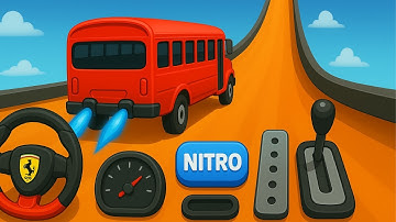Crazy Bus Mega Ramp Impossible Racing Bus Stunts Impossible Tracks Android Gameplay Video