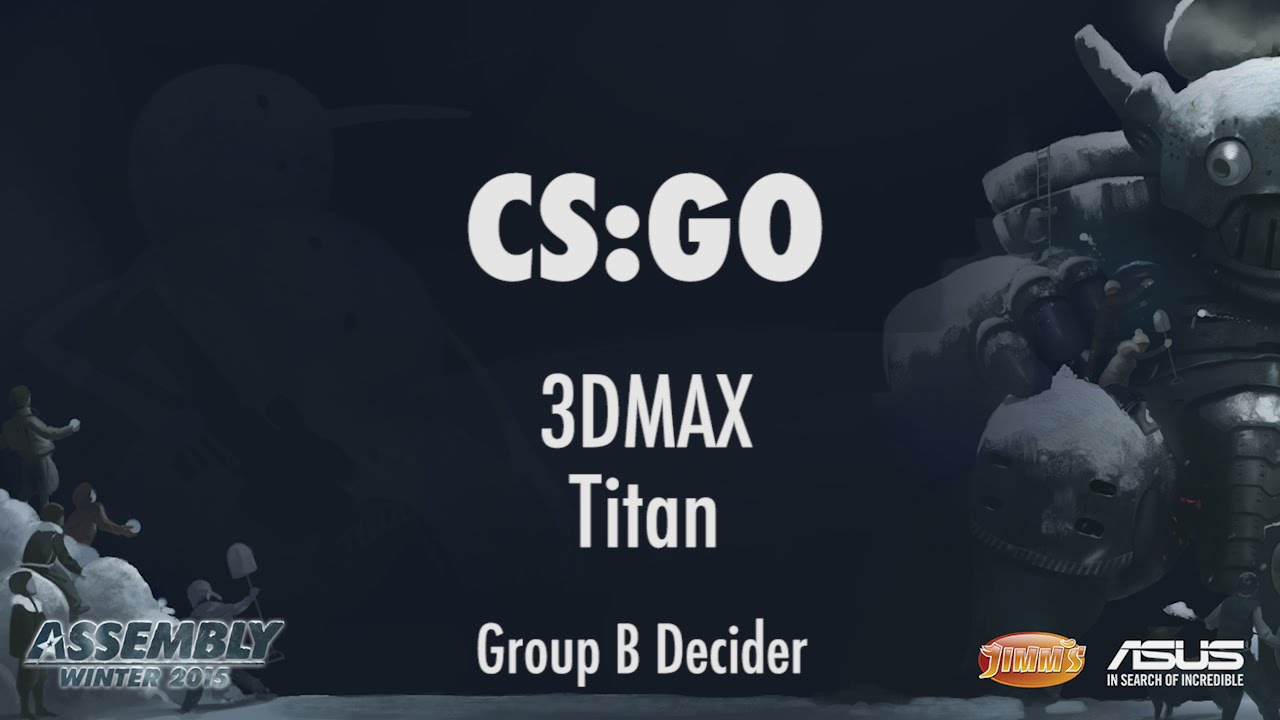 Assembly Winter 2015 ASUS ROG CS:GO Winter - 3DMAX vs. Titan - YouTube