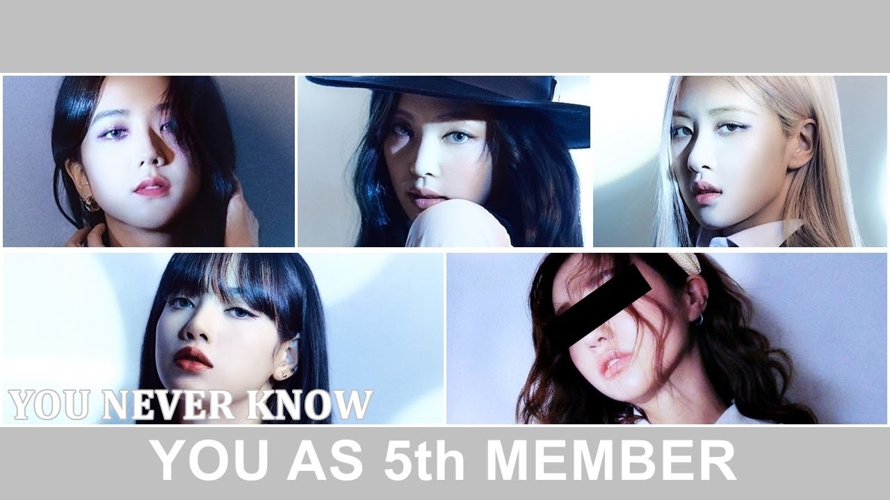 유 네버 노우 - 블랙핑크 [다섯 멤버 노래방 버전] (선 분포) 컬러 코딩 가사 한글/Rom