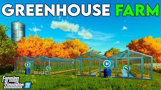 I Build Greenhouse Farm - Farming Simulator 22 Part 3