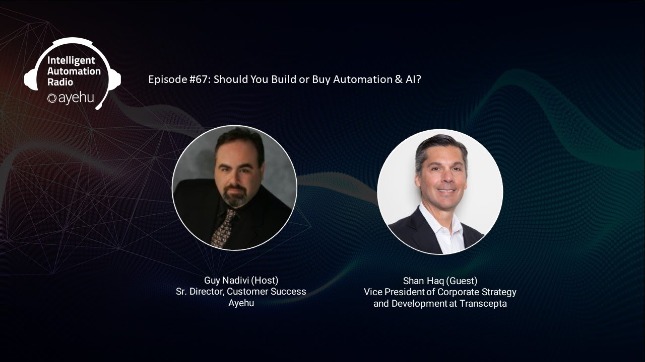 Episode #67:  Should You Build or Buy Automation & AI?
