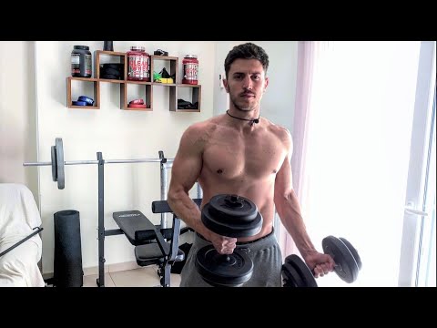 Ασκήσεις για ΣΤΗΘΟΣ+ΔΙΚΕΦΑΛΟΥΣ με ΒΑΡΑΚΙΑ | Chest/Biceps (Dumbbells Only)