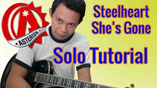 Steelheart - She's Gone Solo Guitar Tutorial chords