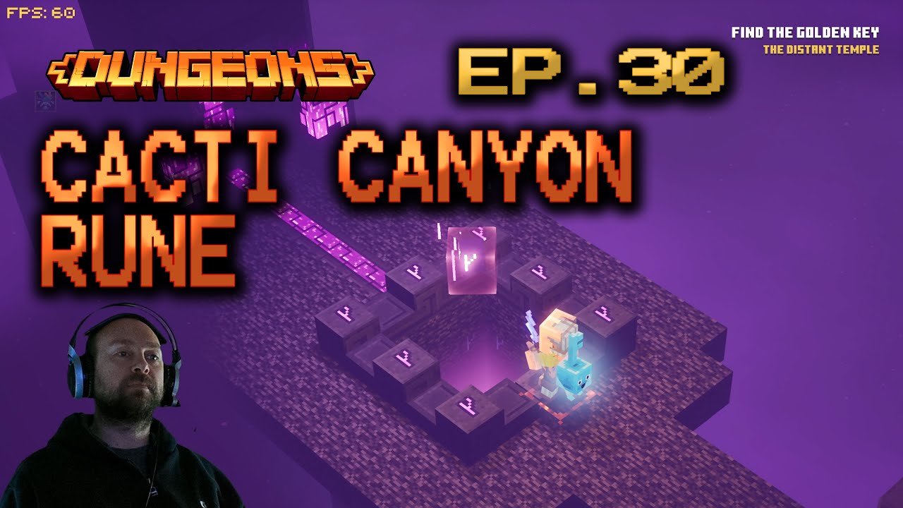 Minecraft Dungeons Walkthrough Ep.30 - Cacti Canyon Rune | GameWithSki ...