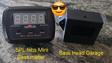 BHG (Bass Head Garage) Bass SPL/Decible meter vs SPL Labs mini bass meter comparison