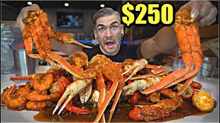 $250 MASSIVE SEAFOOD BOIL CHALLENGE | King Crab, Lobster & Crab Legs | Texas Seafood Challenge