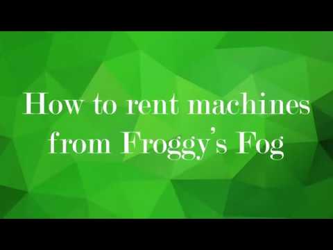Froggy's Fog Rental Program