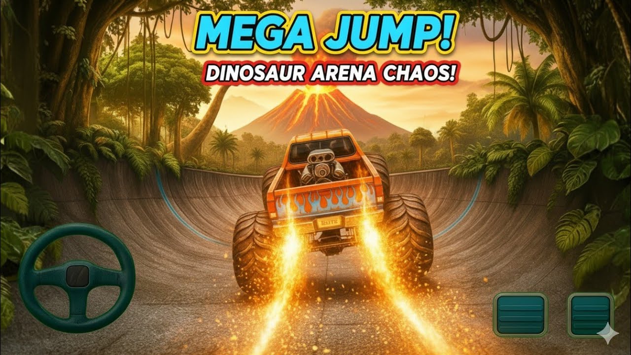 MEGA RAMP MONSTER TRUCK 😱🔥 Extreme Stunts, Jumps & Brutal CRASHES | Android Gameplay
