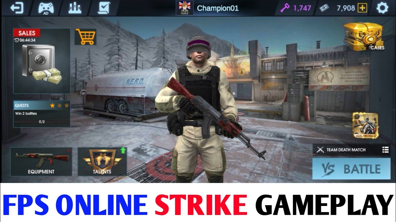 FPS ONLINE STRIKE: TEAM DEATH MATCH GAMEPLAY | s30 Gamer