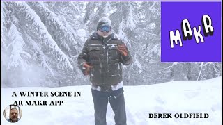 Snow Globe and Winter Scene in AR Makr for iPad screenshot 4
