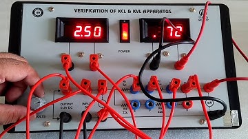 Verification of KCL & KVL by Mars Edpal Instruments Pvt. Ltd. (ME 561P) Part-2 to varify KVL