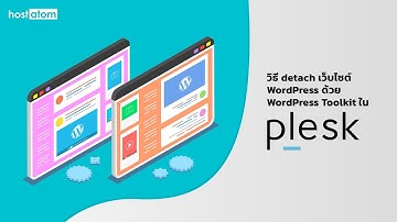 วิธี detach เว็บไซต์ WordPress ด้วย WordPress Toolkit ใน Plesk