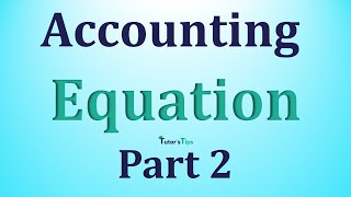 What is Accounting Equation - Explained with animated examples in Hindi - Class +1 - Part 2