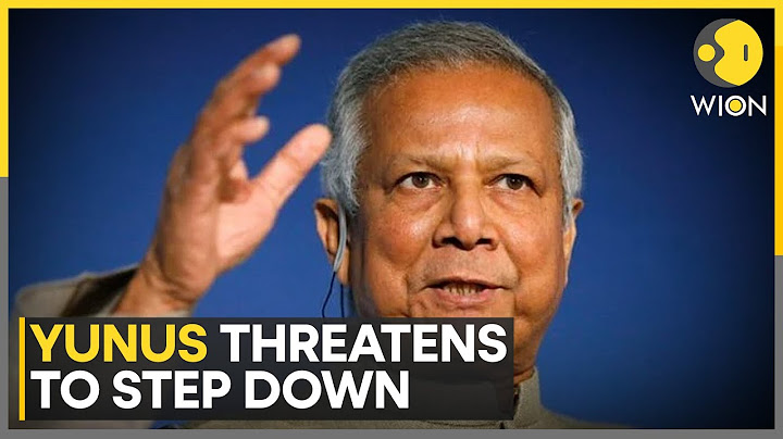 Dhaka: Muhammad Yunus Signals He May Step Down Just Months After Taking Reins | WION
