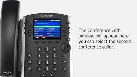 Polycom VVX - Chapter 8: Conference Call