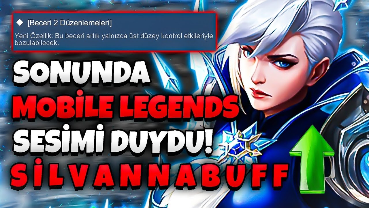SONUNDA SESİMİ DUYDULAR! - SİLVANNA BUFF | 7.500 MAÇ GLOBAL 1 ATLAS'A HANABİ ŞOKU - Mobile Legends