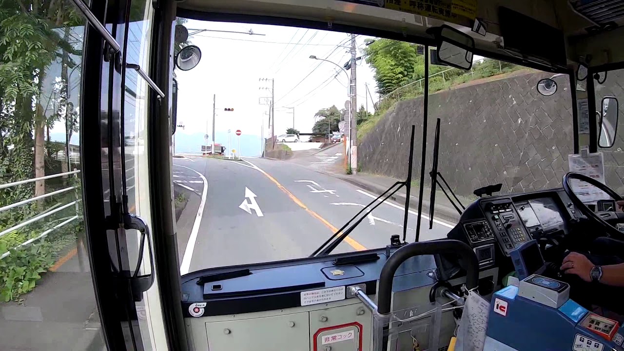 【HD広角前面展望】富士登山バス 特急 小田急線新松田駅～富士山須走口五合目 富士急湘南バス Mt.Fuji Mountaineering Bus Super Exp.  運転手さん ハンドル手さばき