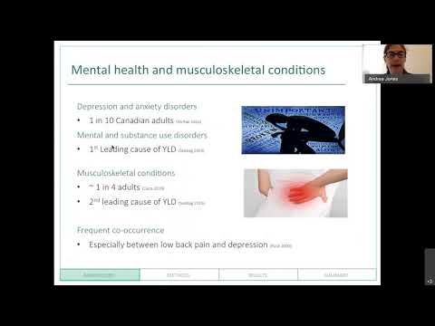 Anxiety and depression disorders - Research Talk by Dr. Andrea Jones by WorkSafe Saskatchewan
