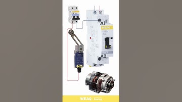 Modular Contactor Control with Limit Switch for Motor.