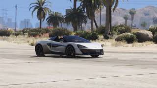 [Grand Theft Auto V] McLaren 570S Spider handling showcase