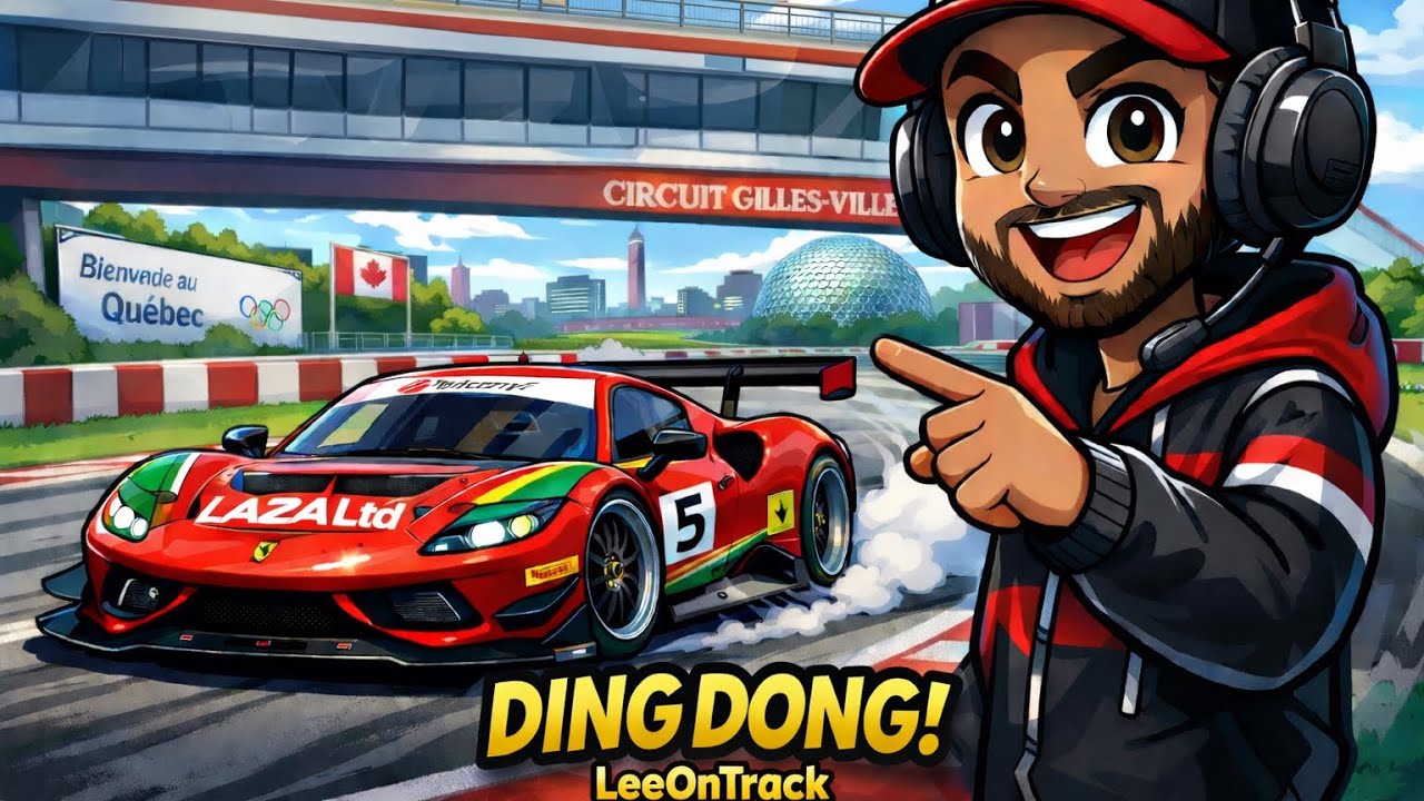 AI RACE AT GILLES-VILLENEUVE CIRCUIT GT3 - FERRARI 296- PIMAX CRRYSTAL SUPER VR