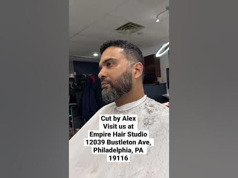Fresh cut with beard work by Alex - YouTube