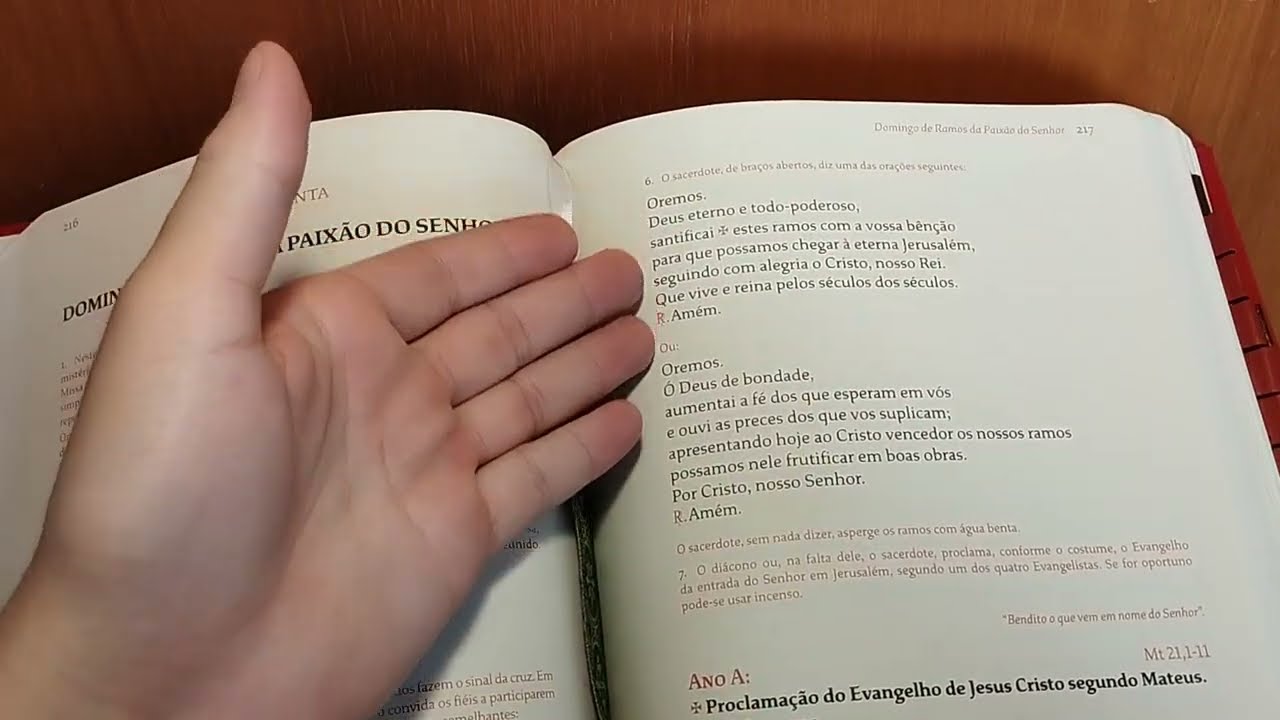 Como servir no Domingo de Ramos? Novo Missal Romano!