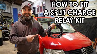 HOW TO PROFESSIONALLY FIT A SPLIT CHARGE RELAY KIT TO YOUR CAMPER. ( tips, tricks, & hacks)