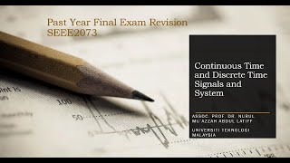 Revision CT and DT Signals and System