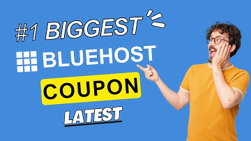 👉Bluehost Coupon Code | BEST Bluehost Promo Coupon Code Discount