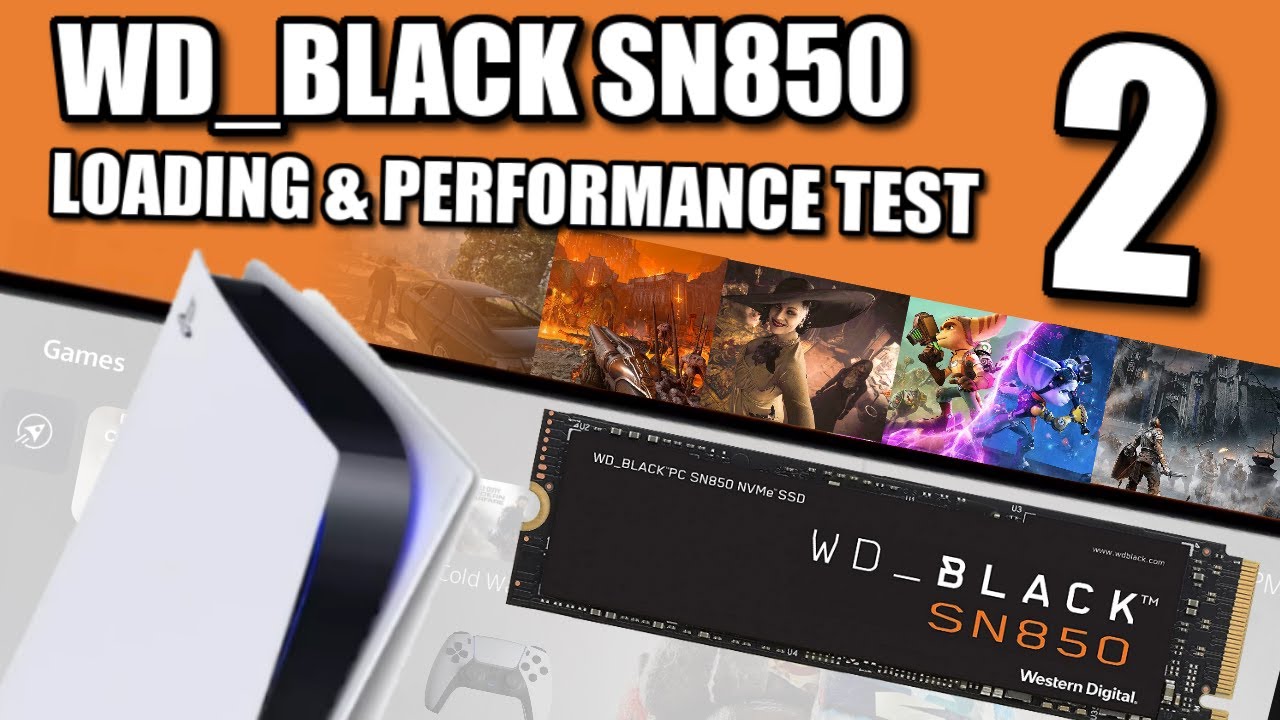 PS5 SSD TEST - WD Black SN850X vs WD Black SN850 SSD Comparison 