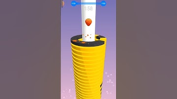wonderful graphics in stack ball crush blast #shorts #stackball #viral